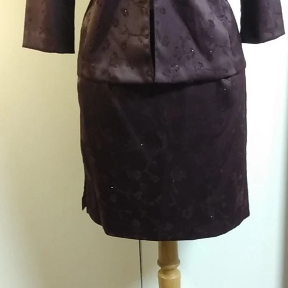 Vintage 90s Boss Skirt Suit 2 Breaking Loose Brand - Picture 4 of 12